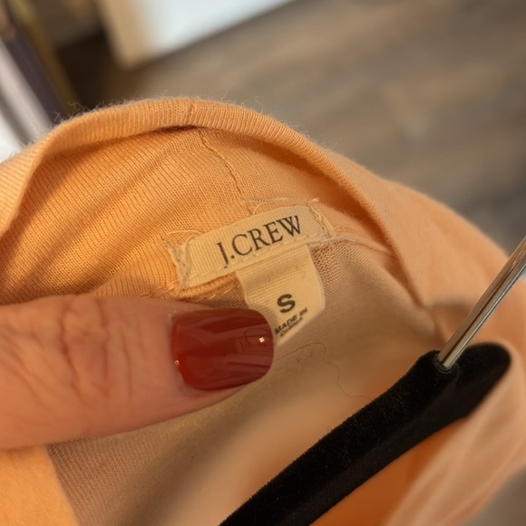 J.Crew size small peach lights, pink cardigan - Picture 4 of 4